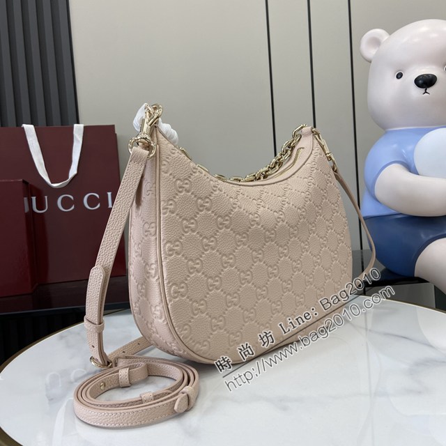 Gucci專櫃古馳最新款Emblem系列中號肩背包斜挎女包 jh2847型號：820453